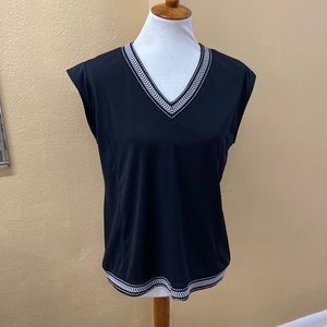 Liz Claiborne style and quality. Great summer top.